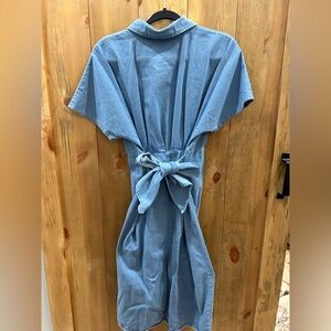 Source Unknown Blue Denim Dress